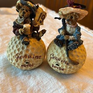 Christmas ornament Boyd’s Bears Golf pair